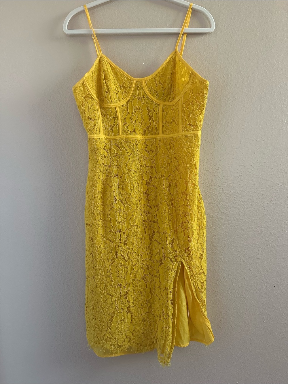 Lulus Love Me Right Lace Mini Dress